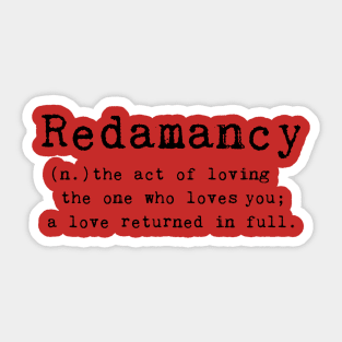 Redamancy Sticker